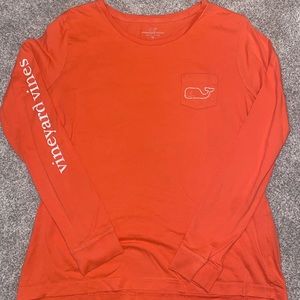 Coral Vineyard Vines Women’s Long Sleeve T-shirt